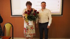 Ostrów Mazowiecka - W sali konferencyjnej Urzędu Gminy w Andrzejewie o