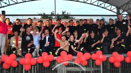 Ostrów Mazowiecka - Syreny strażackie, klaksony motocykli i ogromne wsparcie mie