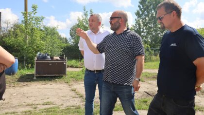 Ostrów Mazowiecka - Burmistrz Ostrowi Mazowieckiej, Hubert Betlejewski, odwiedzi