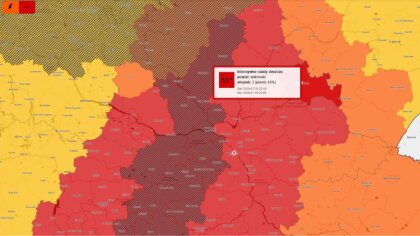 Ostrów Mazowiecka - Powiat ostrowski znalazł się w centrum pogodowego koszmaru. 