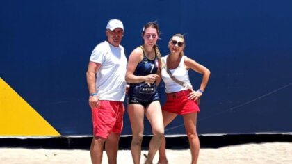 Ostrów Mazowiecka - Wychowanka klubu Dwójka Małkinia Górna i Agaty Rostkowskiej 