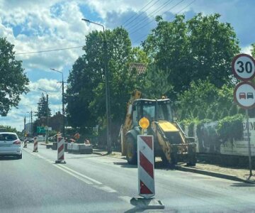 Ostrów Mazowiecka - Ostrowscy kierowcy muszą uzbroić się w cierpliwość. Ruszył d