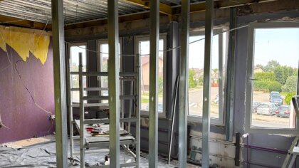 Ostrów Mazowiecka - W Ostrowi Mazowieckiej trwa remont nowej siedziby Technikum 