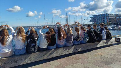 Ostrów Mazowiecka - Polsko-estońska przygoda znów stała się udziałem uczniów z g