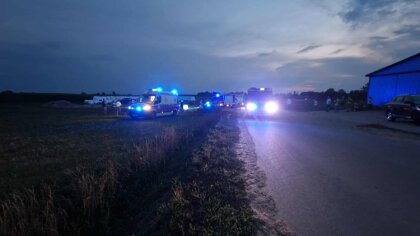 Ostrów Mazowiecka - Motocyklista został ranny w wypadku, do którego doszło w mie