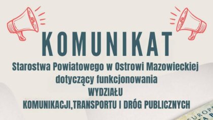 Ostrów Mazowiecka - Starostwo Powiatowe w Ostrowi Mazowieckiej informuje, że Wyd
