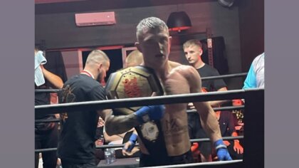 Ostrów Mazowiecka - Zrobił to! Marcin Majewski wywalczył mistrzowski pas podczas