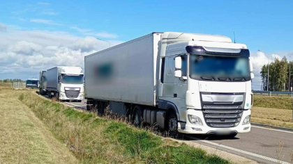 Ostrów Mazowiecka - Nie uruchomił obowiązkowego systemu lokalizacji przed wjazde