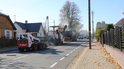 Ostrów Mazowiecka - Mazowiecki Zarząd Dróg Wojewódzkich rozpoczął częściowy remo