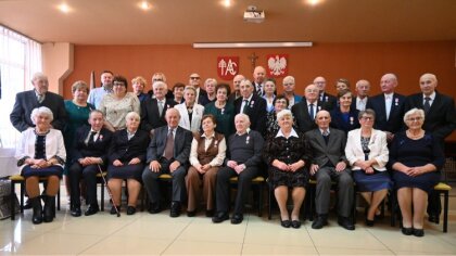 Ostrów Mazowiecka - Były wzruszenia, odnowiona przysięga małżeńska i symboliczne