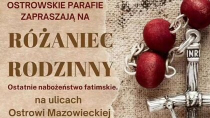 Ostrów Mazowiecka - Wierni z Ostrowi Mazowieckiej ponownie połączą siły w modlit