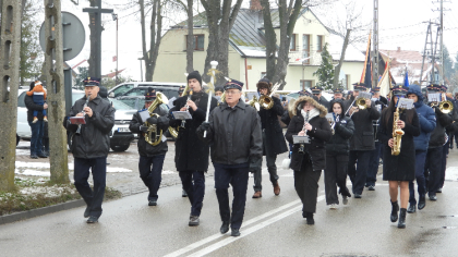 Ostrów Mazowiecka - W Małkini Górnej podczas uroczystych obchodów Dnia Kolejarza