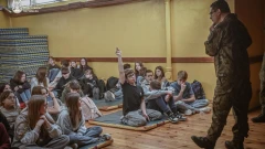 Terytorialsi 5 Mazowieckiej Brygady z edukacją w szkołach (zdjęcia)