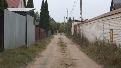 Ostrów Mazowiecka - Mieszkańcy posesji przy bocznej części ulicy Małkińskiej od 