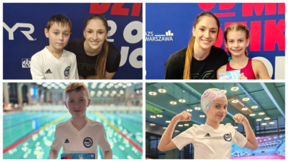 Ostrów Mazowiecka - Młodzi pływacy Orki Ostrów Mazowiecka zaprezentowali świetną