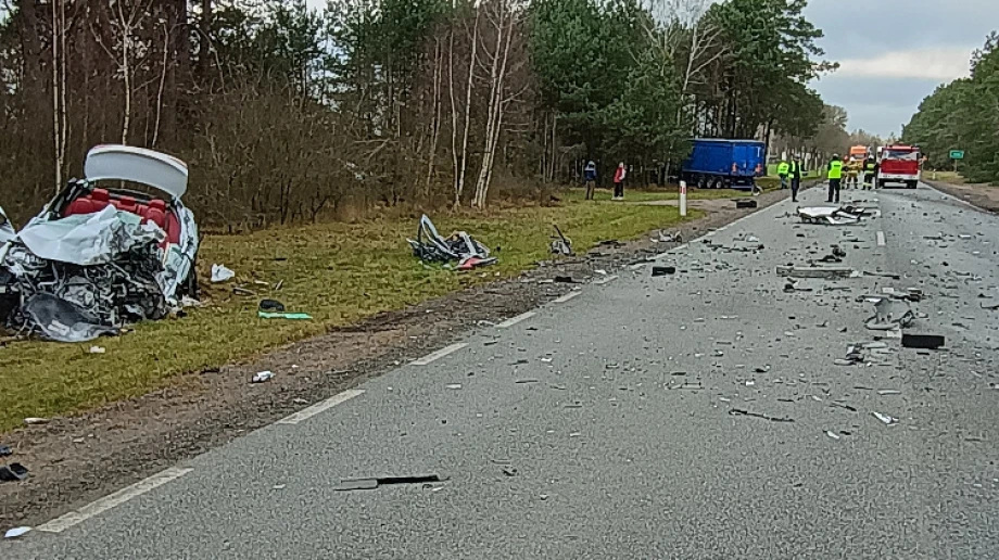 Fot. KPP w Ostrowi Mazowieckiej/OSP Komorowo