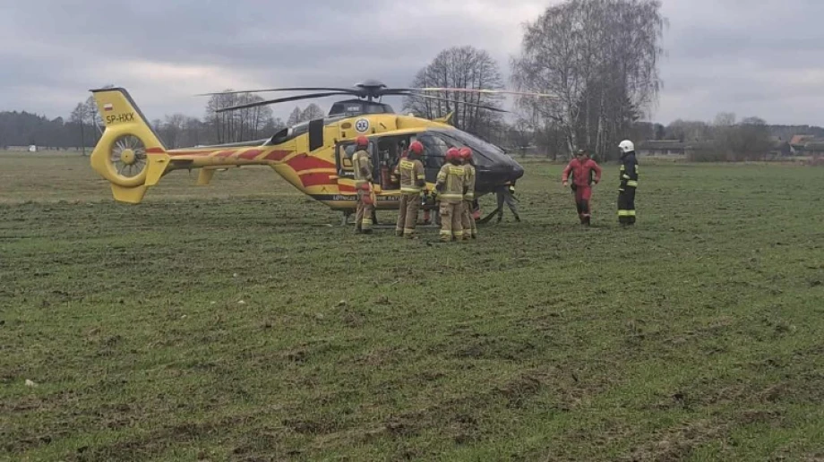 Fot. KPP w Ostrowi Mazowieckiej/OSP Komorowo