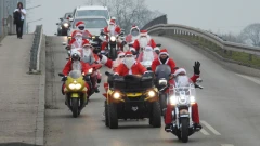 Motomikołaje w Ostrowi Mazowieckiej. Świąteczna akcja KM STAJNIA