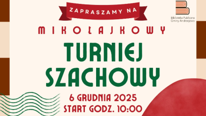 Ostrów Mazowiecka - Z okazji Mikołajek Biblioteka Publiczna Gminy Andrzejewo zap