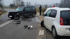 Dwa wypadki drogowe w regionie. Interweniowały jednostki OSP