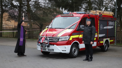 Ostrów Mazowiecka - Strażacy z Broku mają powód do dumy. Oficjalnie odebrali now