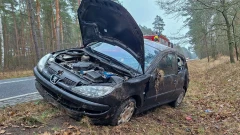 19-latka wpadła w poślizg. Utrudnienia w Kaszewcu