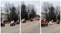 Motomikołaje w mieście! Świąteczny korowód zachwycił mieszkańców (wideo)