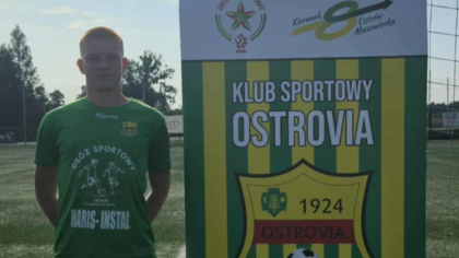 Ostrów Mazowiecka - Jan Siedlecki - utalentowany bramkarz Ostrovii Ostrów Mazowi