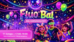 Kolorowy Fluo Bal dla dzieci! Taniec, światło i muzyka w Starej Elektrowni!