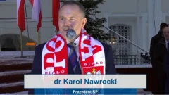 Prezydent Nawrocki na pielgrzymce kibiców. Przywitał szefa gangu kiboli skazanego za podż…