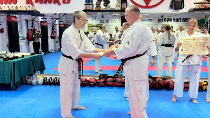 Ostrów Mazowiecka - Janusz Replin, 56-letni karateka z Ostrowi Mazowieckiej może