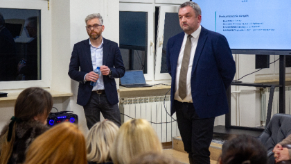 Ostrów Mazowiecka - Podczas spotkania burmistrza Ostrowi Mazowieckiej z rodzicam