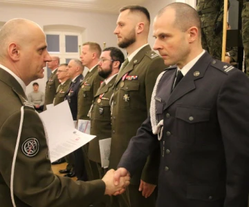 W Sali Widowiskowej Klubu 22 Wojskowego Ośrodka Kartograficznego w Komorowie odb