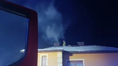 Wieczorny pożar w Budziszkach