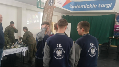 Ostrów Mazowiecka - Rozmawiali ze studentami i wykładowcami, zbierali materiały 