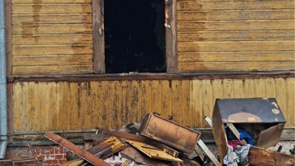 Ostrów Mazowiecka - Tragiczny pożar w Małkini Górnej zakończył się śmiercią 46-l