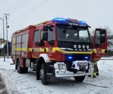 Strażacy interweniowali w jednym z domów w Starym Lubotyniu po zgłoszeniu dotycz