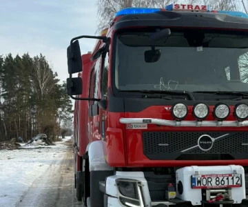 Strażacy z OSP Nur znów ruszyli do akcji, tym razem nie do pożaru czy wypadku, a