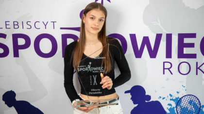 Ostrów Mazowiecka - Viktoria Paradukha reprezentująca barwy klubu MKS Ostrowiank