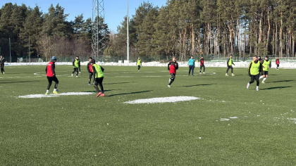 Ostrów Mazowiecka - Po dwóch odwołanych terminach MKS Małkinia znów wyszła na bo