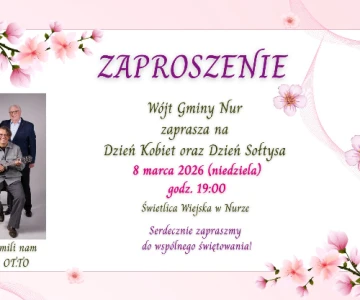 Z okazji nadchodzących świąt - Dnia Kobiet oraz Dnia Sołtysa - Wójt Gminy Nur se