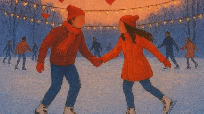 Ostrów Mazowiecka - Na lodowisku Omega przy ul. Trębickiego w Ostrowi Mazowiecki