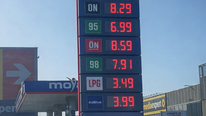 Ostrów Mazowiecka - Kolejny tydzień przynosi kolejne podwyżki na stacjach paliw 
