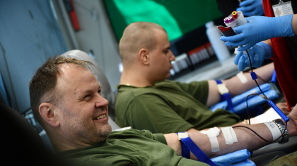 Ostrów Mazowiecka - Blisko 11 litrów krwi udało się zebrać podczas akcji honorow