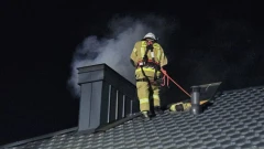 Interwencja strażaków. Pożar sadzy w przewodzie kominowym