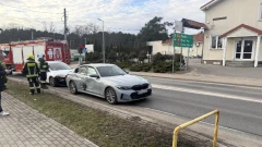 Zdarzenie drogowe w Broku. System eCall poinformował służby ratunkowe