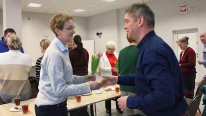 Ostrów Mazowiecka - ​Z okazji Dnia Kobiet zorganizowaliśmy małe spotkanie, aby p