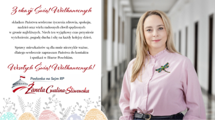Ostrów Mazowiecka - Z okazji Świąt Wielkanocnych składam Państwu serdeczne życze