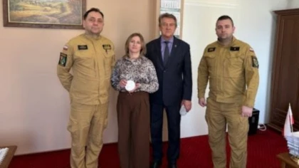 Ostrów Mazowiecka - Do gminy Stary Lubotyń trafiła partia czujek czadu i dymu. P