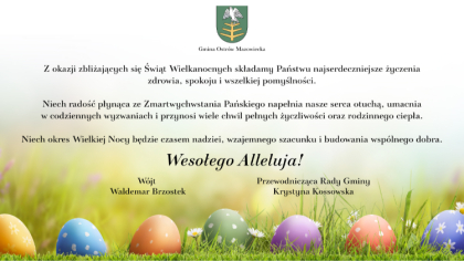 Ostrów Mazowiecka - Z okazji zbliżających się Świąt Wielkanocnych składamy Państ